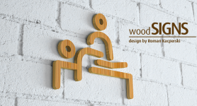 Znak | Gabinet masażu | woodSIGNS