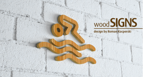 Znak | Pływalnia | woodSIGNS