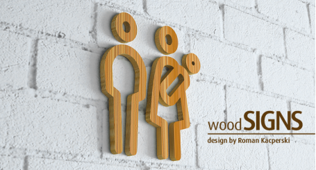 Znak | Pokój rodzinny | woodSIGNS