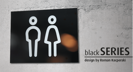 Znak | Toaleta (WC) | blackSERIES