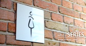 Znak | Toaleta damska | whiteSERIES