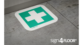 E003-F | First aid (floor sign)