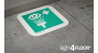 E011-F | Eyewash station (floor sign)
