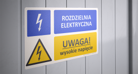 Z016 | Rozdzielnia elektryczna - Uwaga wysokie ...