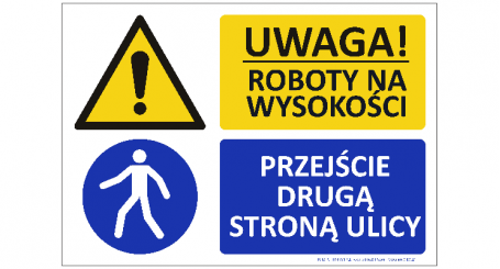 T012 PL| UWAGA! Roboty na wysokości