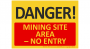 T407EN | Teren górniczy wstęp wzbroniony