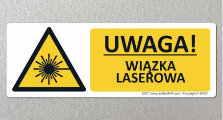 Z027 | Uwaga! Wiązka laserowa
