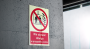 F114 | Znak Nie używać dźwigu podczas pożaru LunaGLOSSY