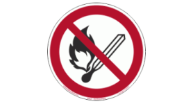 P003 | Zakaz używania otwartego ognia