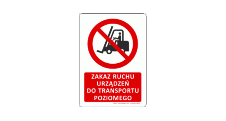 P006V | Zakaz transportu poziomego