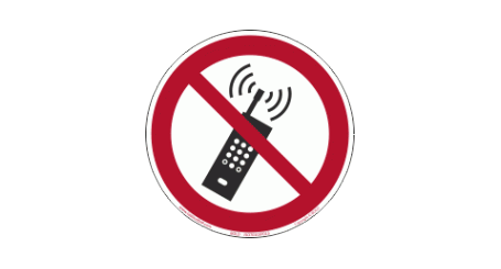 P013 | Zakaz używania telefonów komórkowych