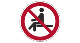 P018 | Nie siadać w oznaczonym miejscu