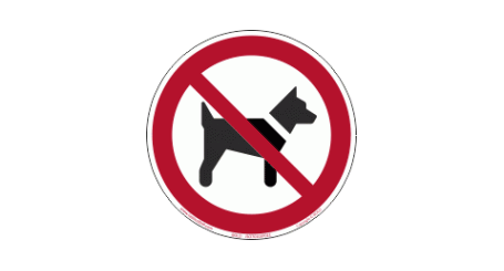 P021 | Zakaz wstępu ze zwierzętami