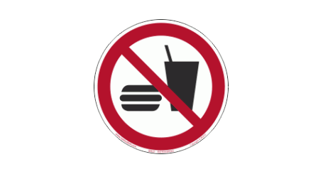 P022 | Nie wchodzić z jedzeniem i piciem