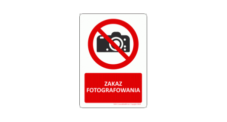 P029V | Zakaz fotografowania