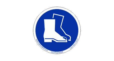 M008 | Nakaz stosowania ochrony stóp