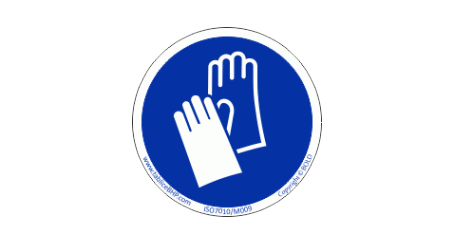 M009 | Nakaz stosowania ochrony rąk