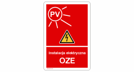F136 | Znak Instalacja elektryczna OZE