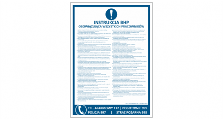 IN011 | Instrukcja BHP dla pracownikow