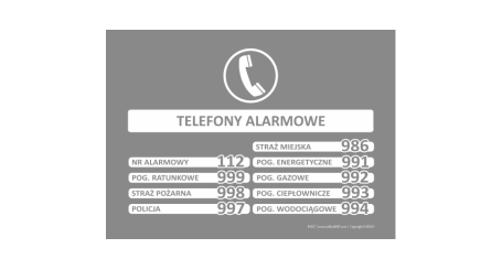 IN027 | Telefony alarmowe