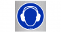 M003-F | Nakaz używania ochrony słuchu (podłogowy)