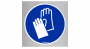 M009-F | Nakaz stosowania ochrony rąk (znak podłogowy)