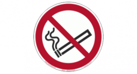 P002-00 | Zakaz palenia - znak na płycie PCV