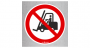P006-F | Zakaz transportu poziomego (znak podłogowy)